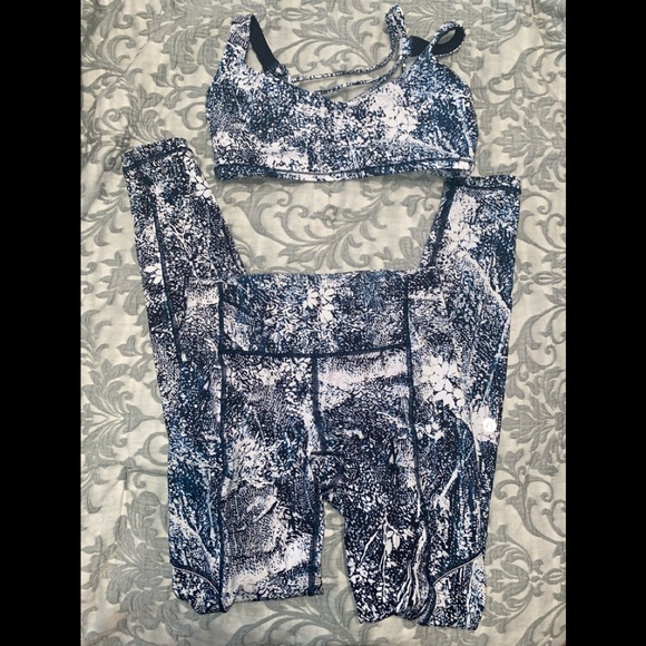 Lululemon matching speed up tight and bra - Picture 3 of 9